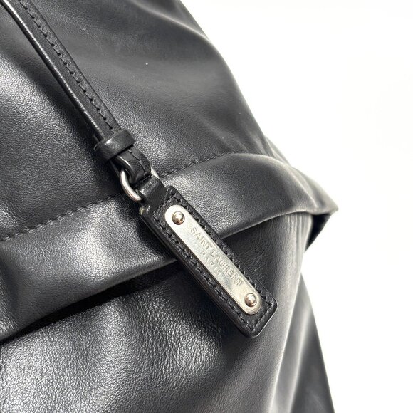 Saint Laurent City Backpack Black Leather - Picture 6 of 12